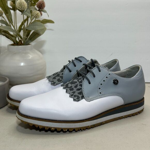 FootJoy Sport Retro Kiltie Spikeless Golf Shoes Leather 92395 Women's US 8 M - Picture 4 of 12